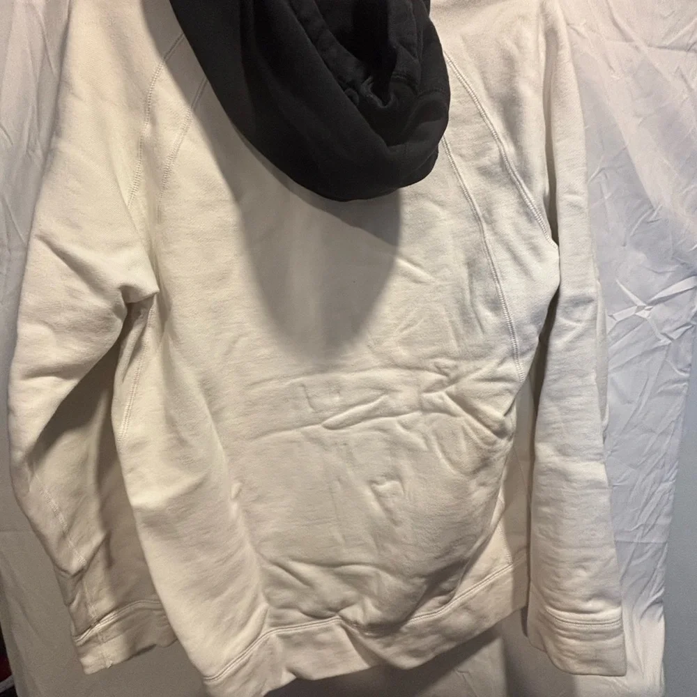 Vintage Jordan The Greatest Men's White and Black Hoodie XL Rare